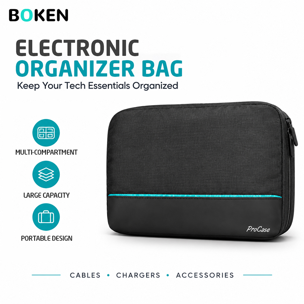Tech Accessories Storage - Travel Tech Organizer Bag Electronics Accessories