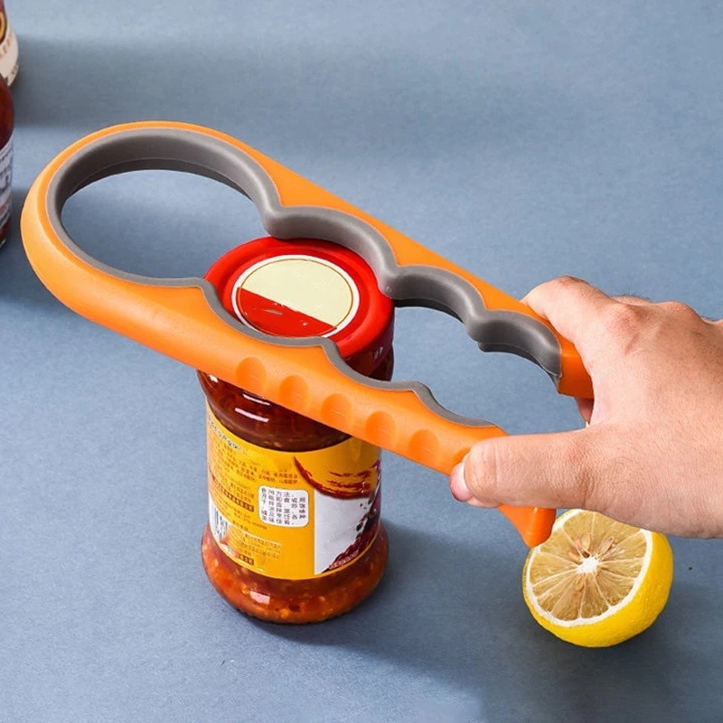 Tech Accessories And Gadgets - MultiPurpose 4-in-1 Jar Opener Durable Plastic