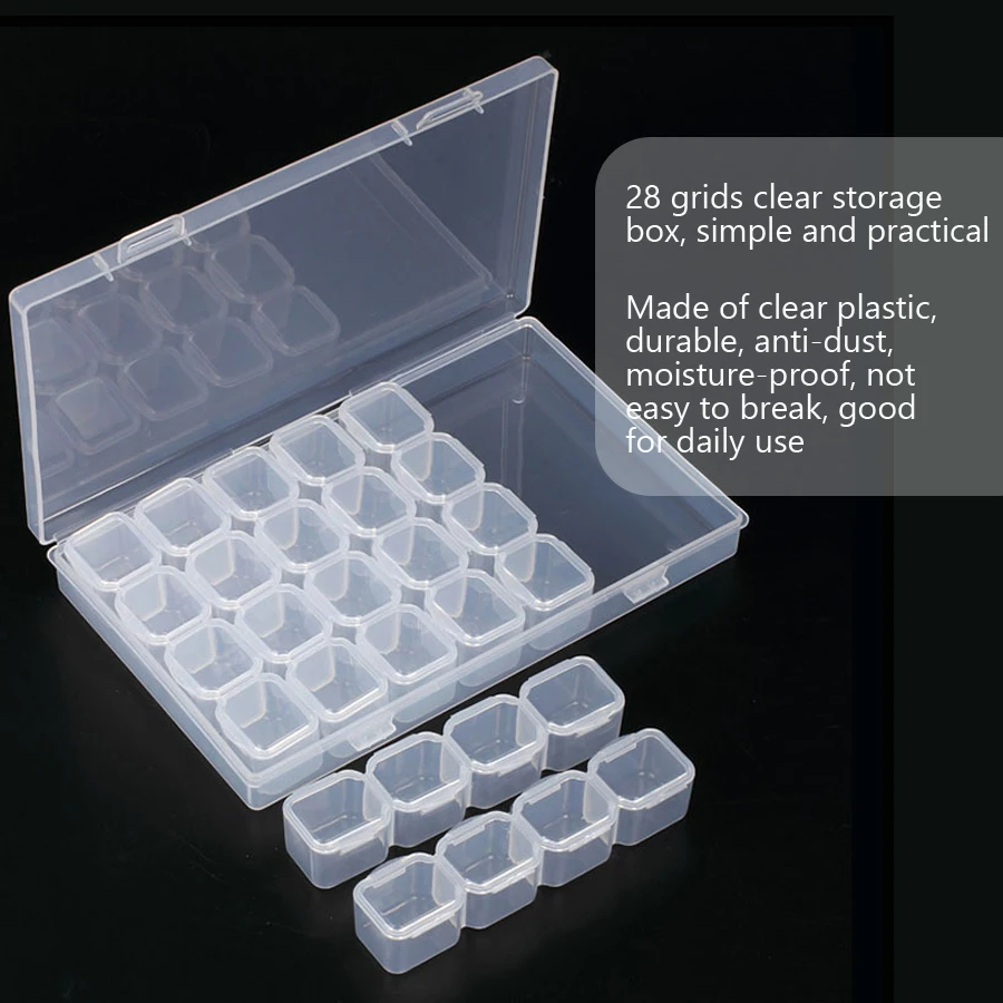 28 Compartment Nail Art Organi - Tech Accessories Box ulasan dan harga