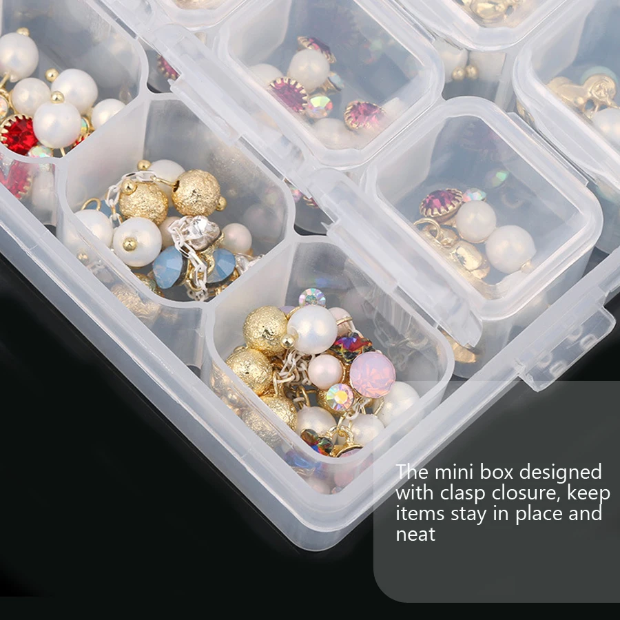 28 Compartment Nail Art Organi - Tech Accessories Box ulasan dan harga