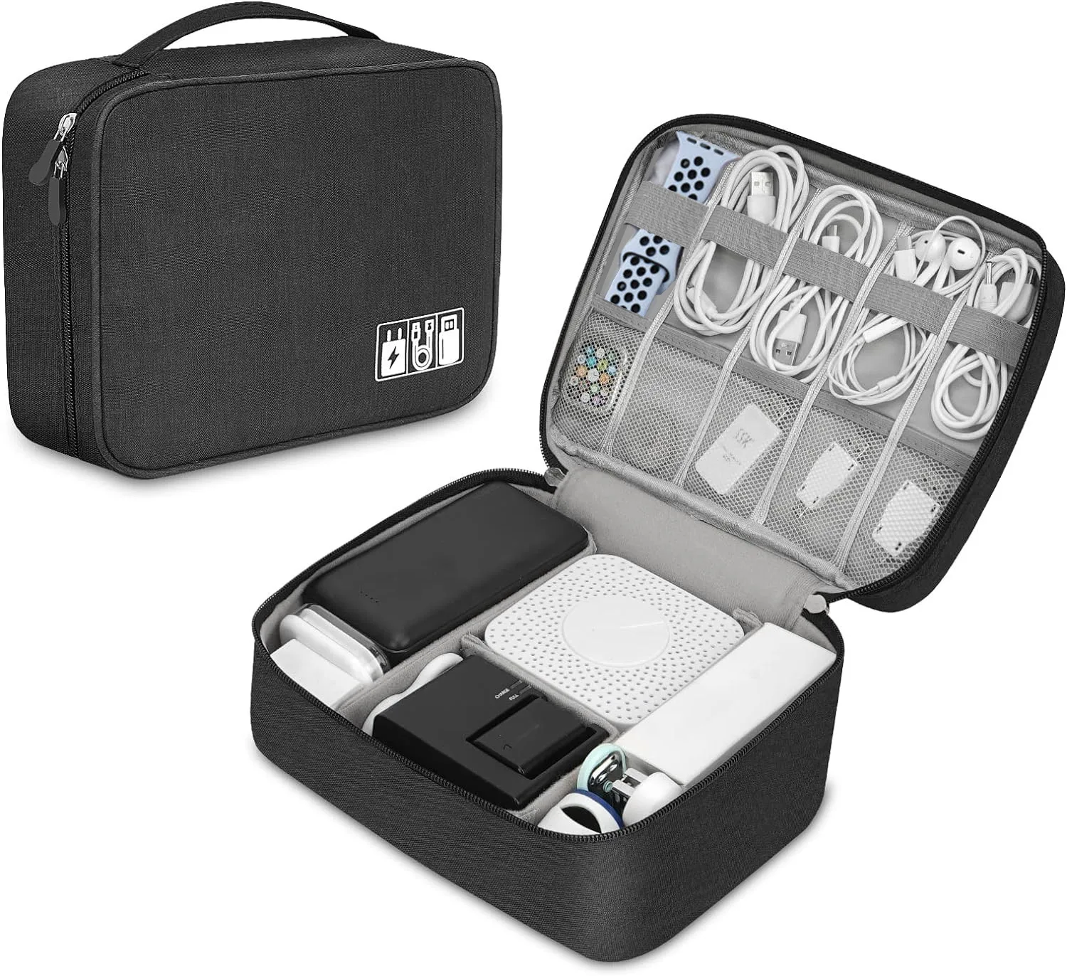 Portable Tech Organizer Case f - Tech Accessories Storage ulasan dan harga