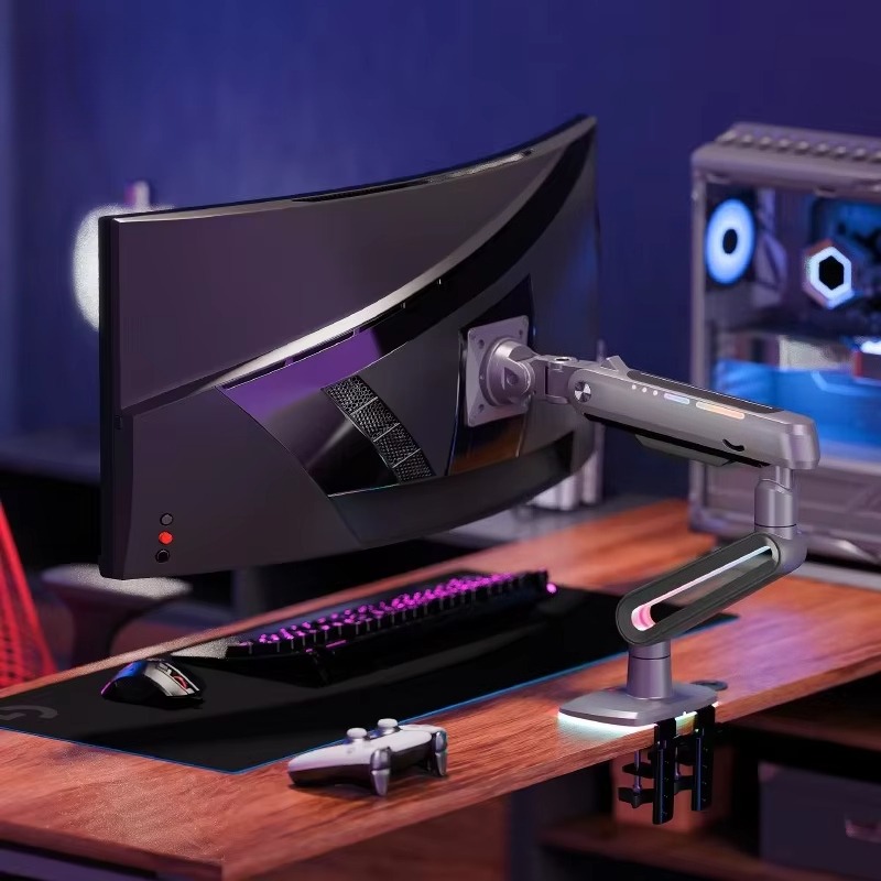 F6-XV Black Aluminum Single Mo - Monitor Arm Single ulasan dan harga