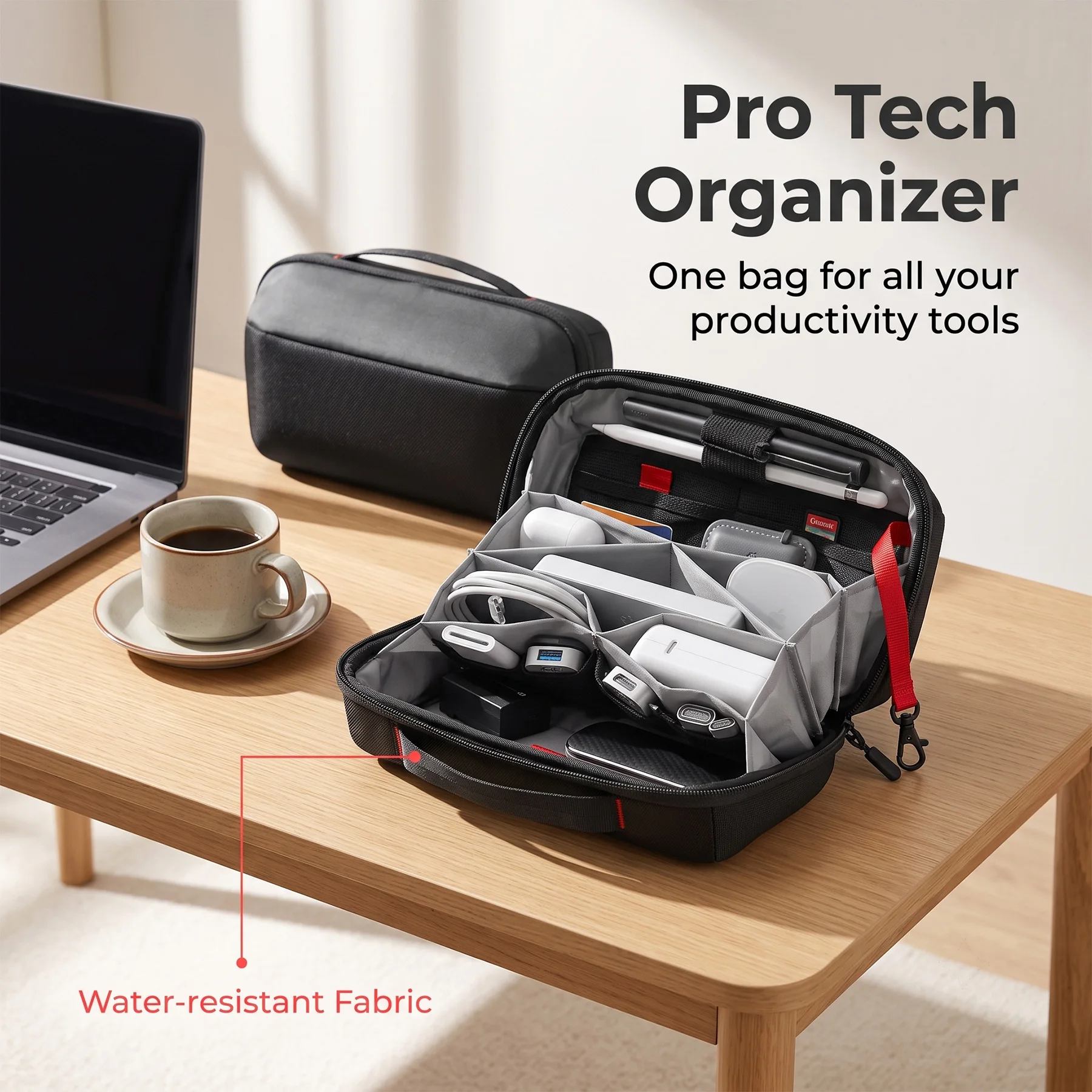 Travel Tech Organizer Pouch, W - Tech Accessories Storage ulasan dan harga