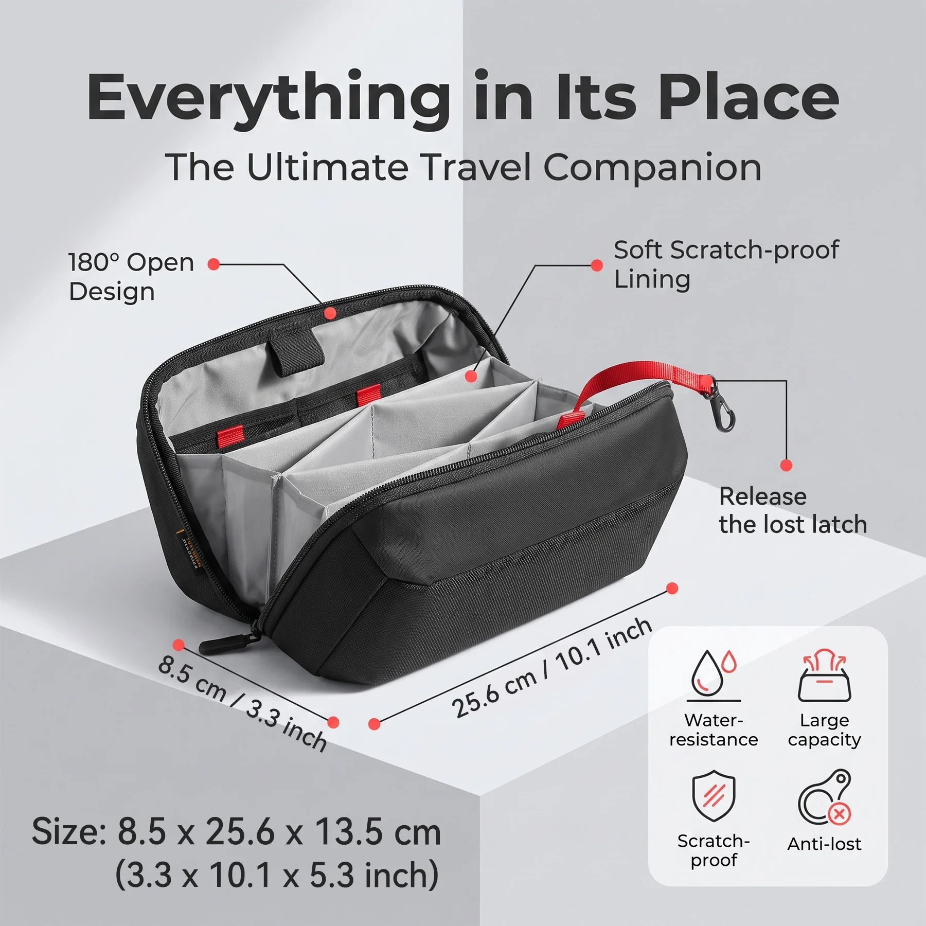 Travel Tech Organizer Pouch, W - Tech Accessories Storage ulasan dan harga