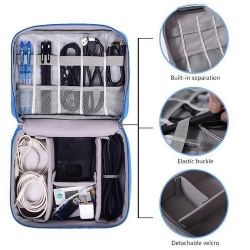 Electronics Organizer Travel C - Tech Accessories Storage ulasan dan harga