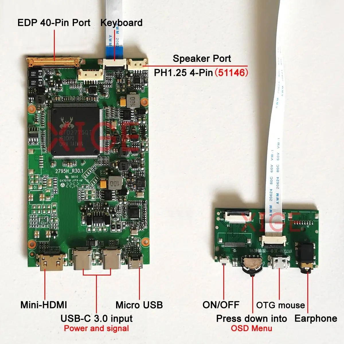 For LP140QH1 LP140QH2 LP133QH1 - Usb C To Hdmi ulasan dan harga