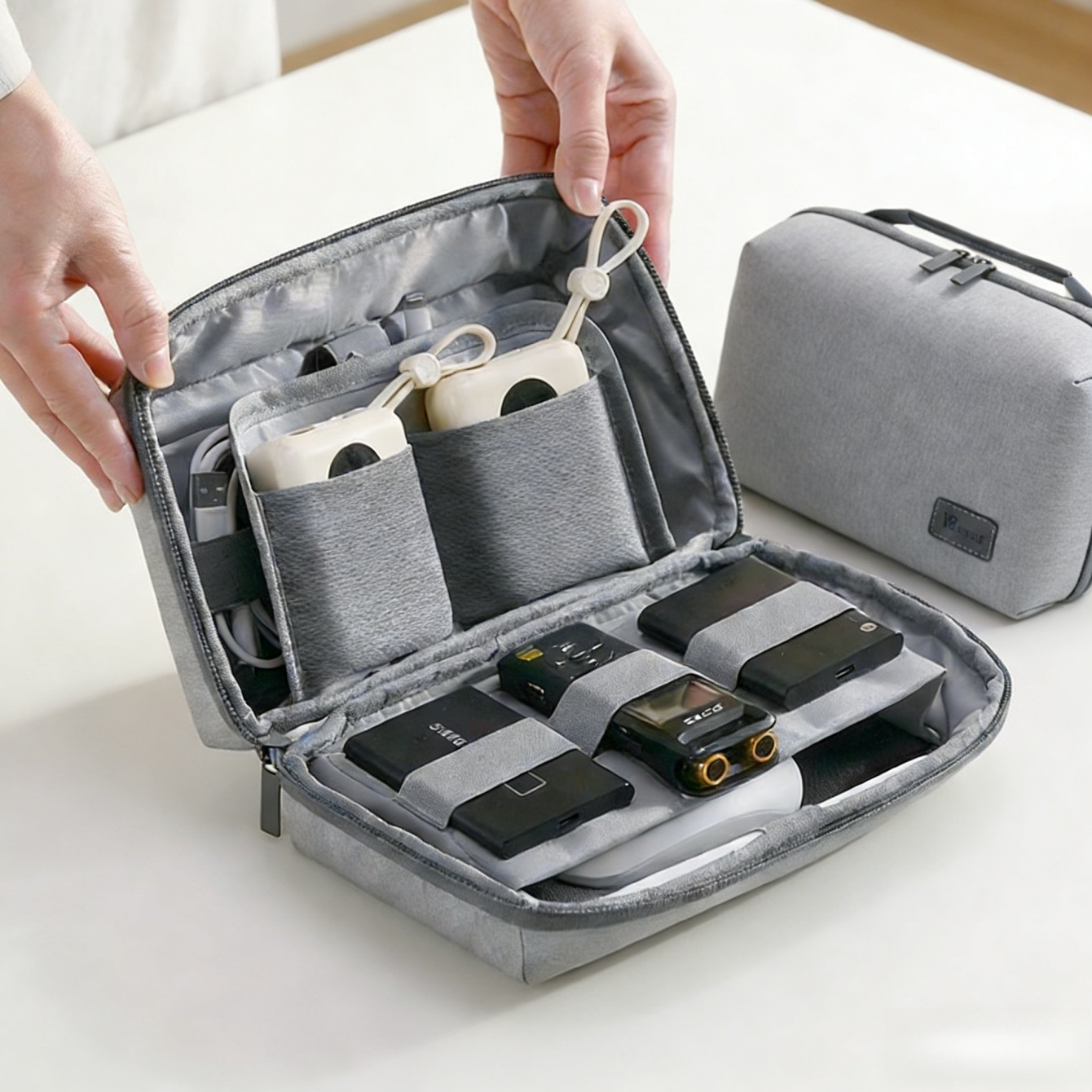 1Pc Electronics Organizer Trav - Tech Accessories Storage ulasan dan harga