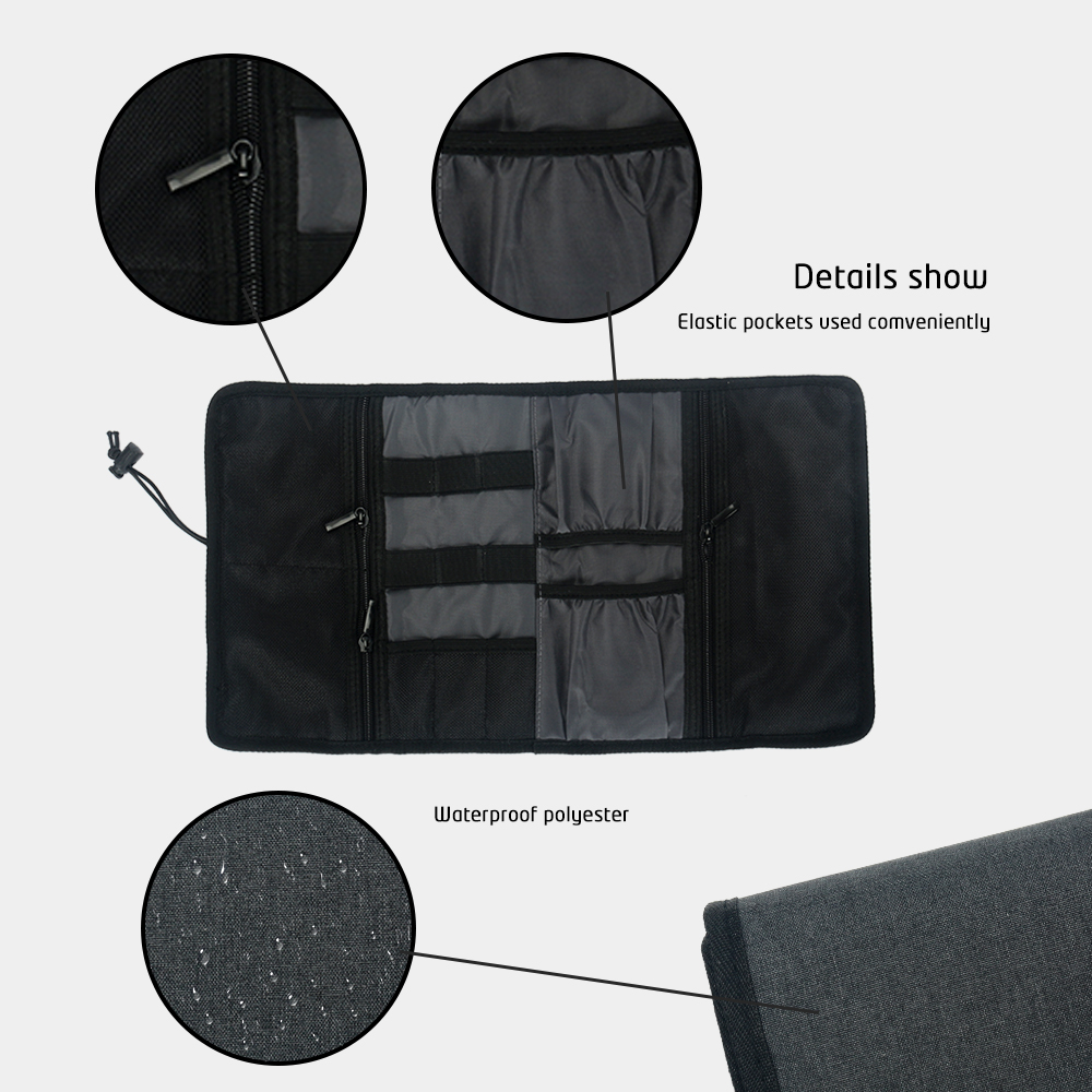 Travel Cable Storage Bag，Elect - Tech Accessories Storage ulasan dan harga