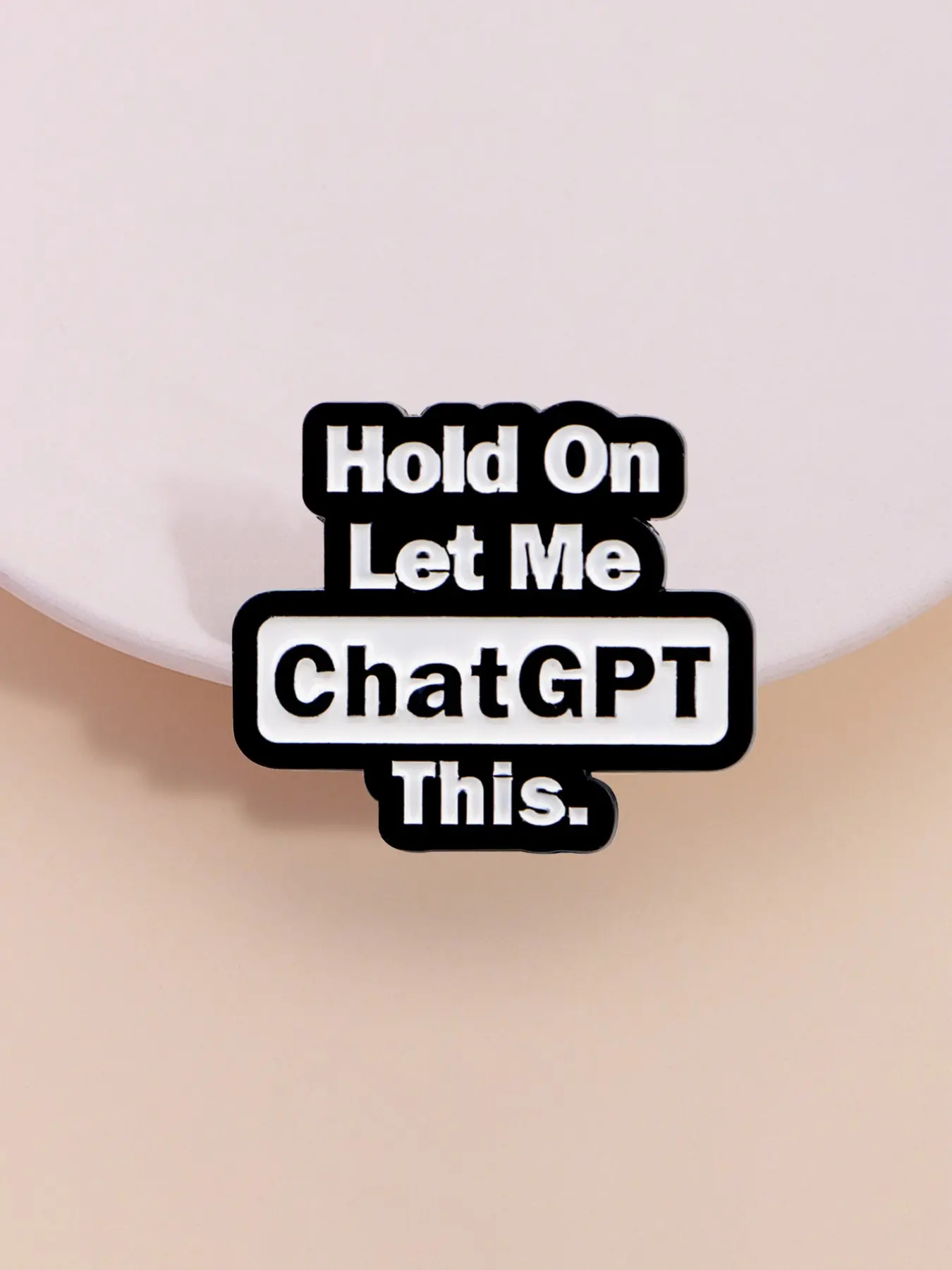 Chatgpt Enamel Pin Emblem Logo - Tech Accessories Logo ulasan dan harga