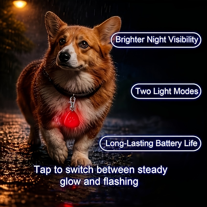 LED Pet Pendant Collar Light,  - Tech Dog Accessories ulasan dan harga