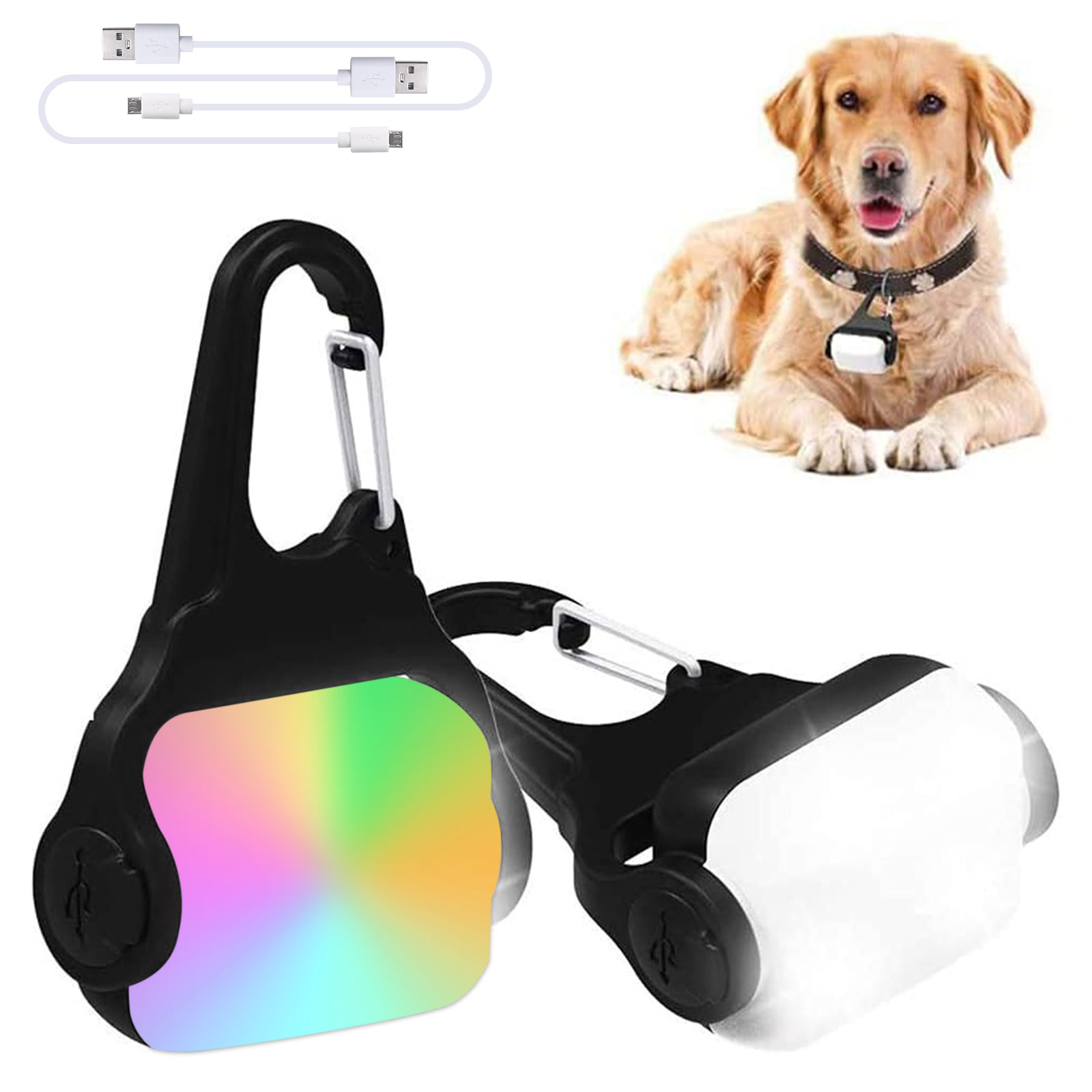 2 Pack LED Dog Collar Light Pe - Tech Dog Accessories ulasan dan harga