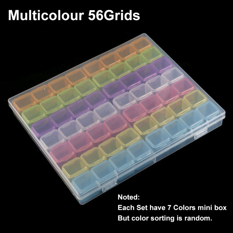 28/56 Grids Plastic Beads Stor - Tech Accessories Box ulasan dan harga