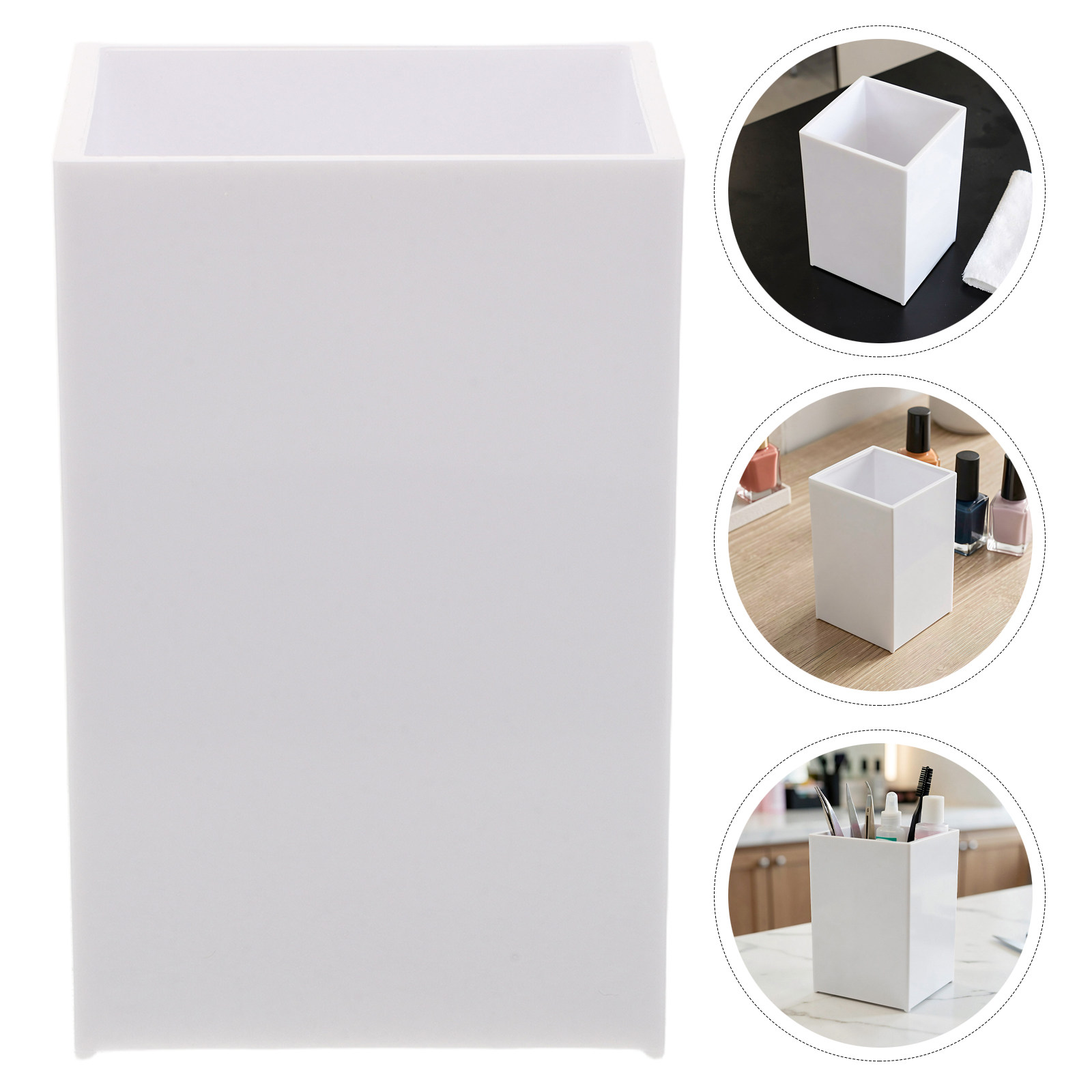 White Nail Organizer Storage B - Tech Accessories Storage ulasan dan harga